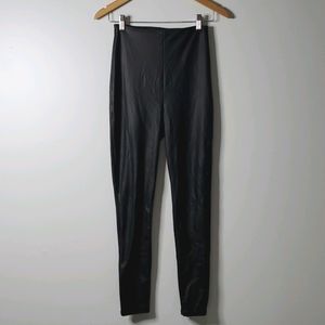 FASHION NOVA Faux Leather High Rise Tights